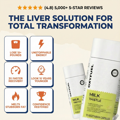 (LIMITED TIME DEAL) MILK THISTLE LIVER DETOX & COLON CLEANSE (RECOMMENDED BY DOCTORS)