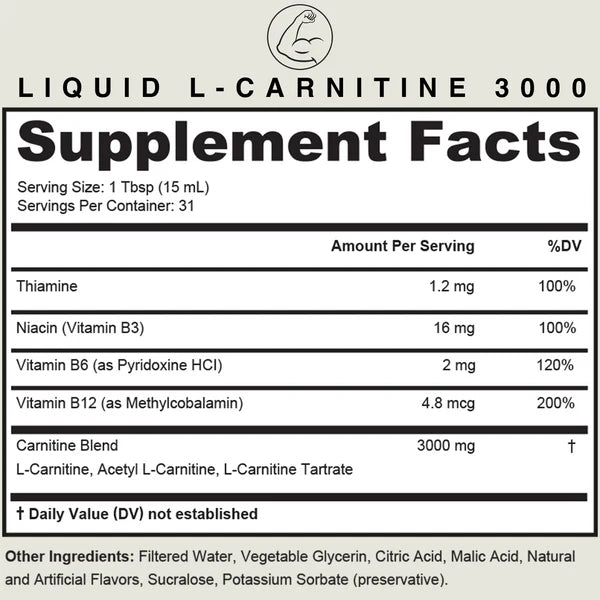 Veyora™ Liquid L-Carnitine 3000 MG